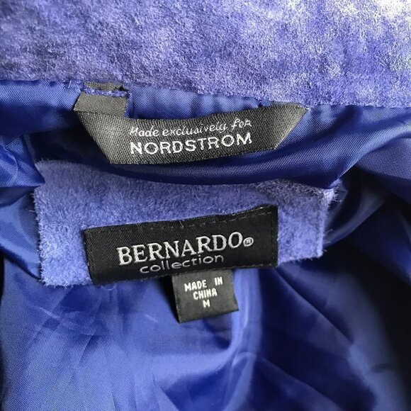 Bernardo for Nordstrom Purple Suede Jacket Size M - Picture 9 of 11